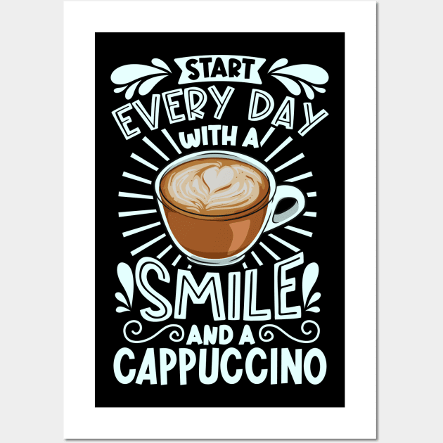 Smile with Cappuccino Wall Art by Modern Medieval Design